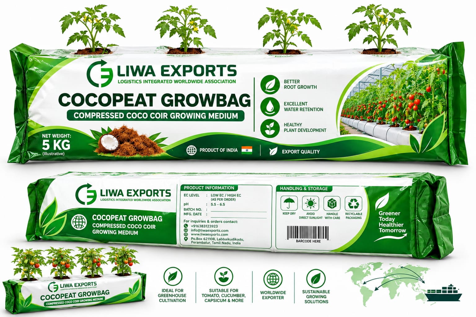 Cocopeat Grow Bags