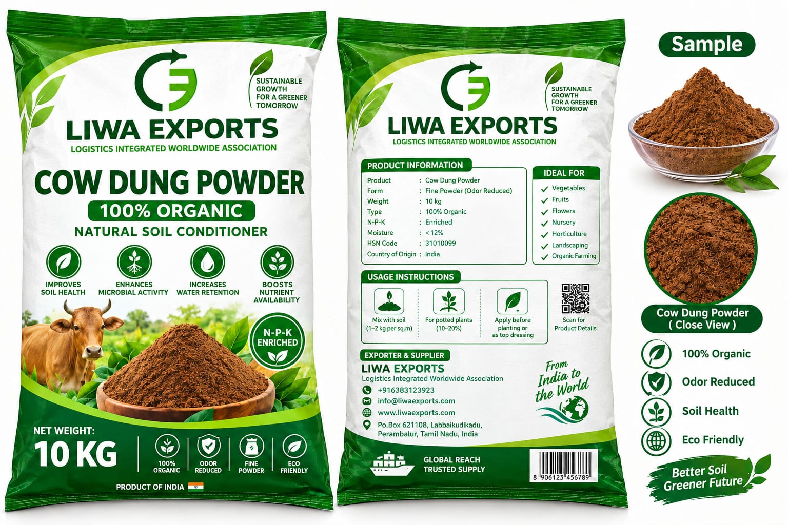 Cow Dung Powder 10kg