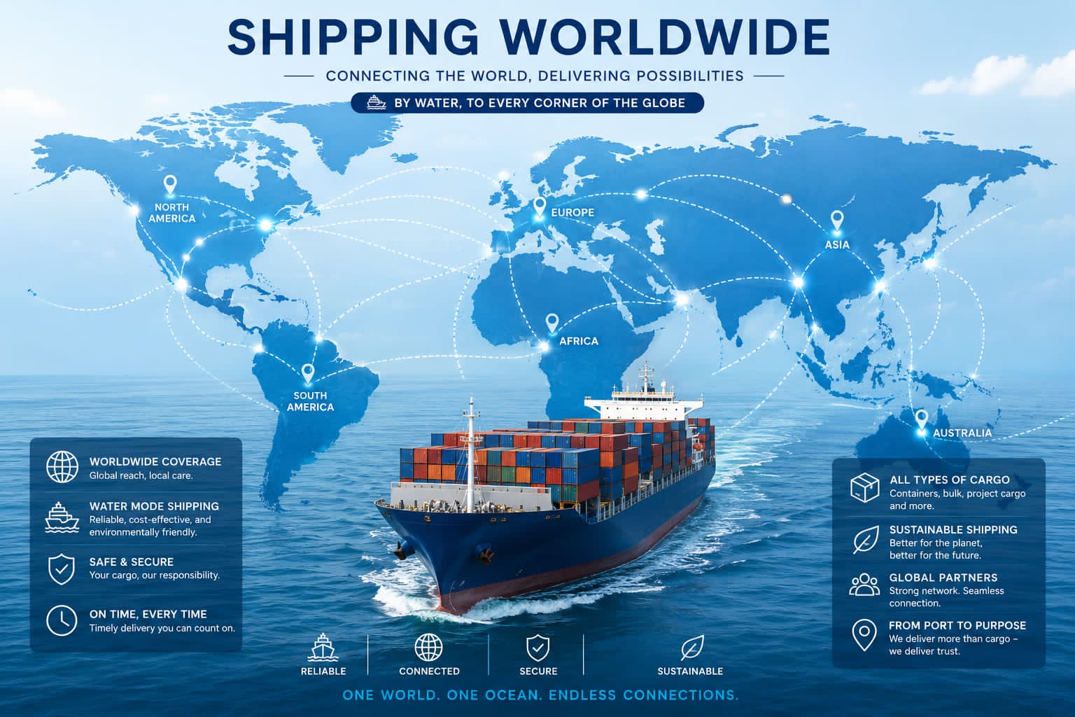Worldwide Export Network – Liwa Exports End-to-End Delivery
